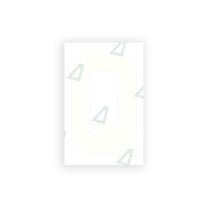 Alite Nanofilm for United Kingdom license plates - Symbol "Q" - Alite