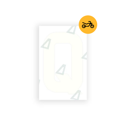Alite Nanofilm for United Kingdom Moto license plates - Symbol "Q" - Alite