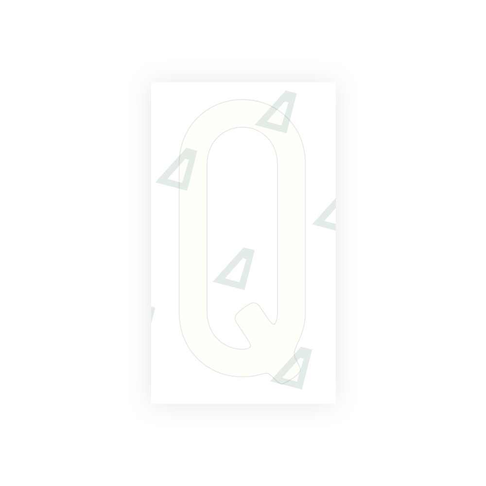 Alite Nanofilm for US (Massachusetts) license plates - Symbol "Q" - Alite