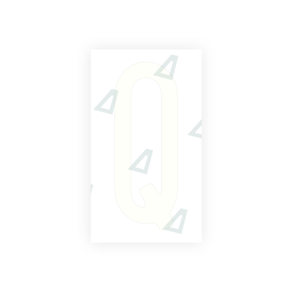 Alite Nanofilm for US (Washington State) license plates - Symbol "Q" - Alite