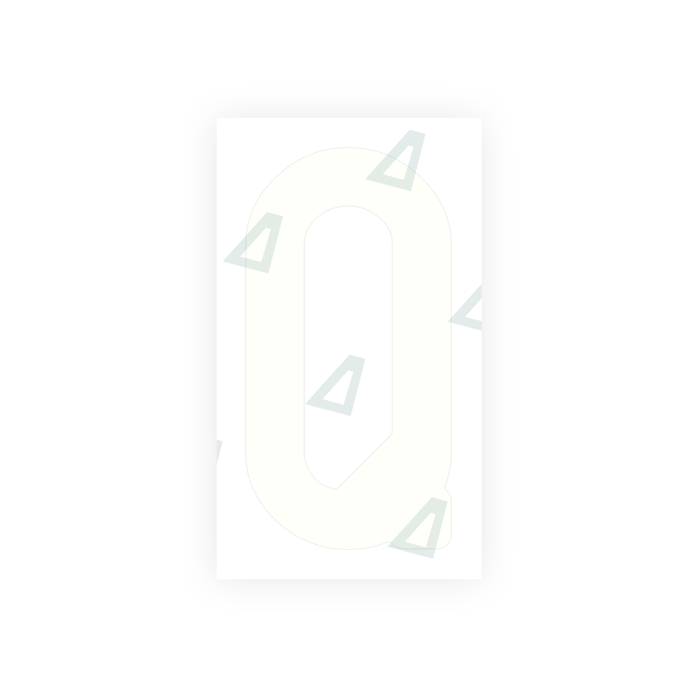 Alite Nanofilm for India license plates - Symbol "Q" - Alite
