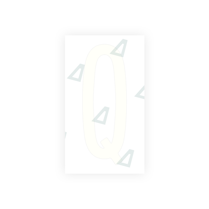 Alite Nanofilm for US (New York 1986) license plates - Symbol "Q" - Alite
