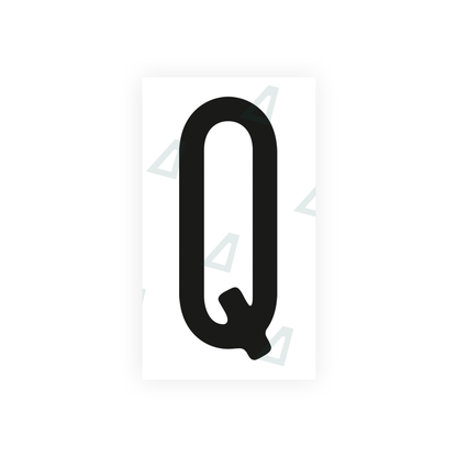 Alite Nanofilm for US (Ohio 2013) license plates - Symbol "Q" - Alite