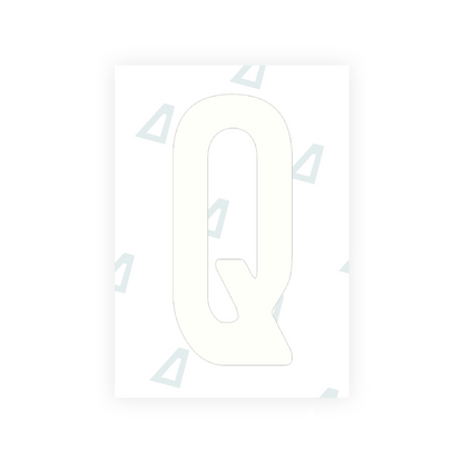 Alite Nanofilm for Guatemala license plates - Symbol "Q" - Alite