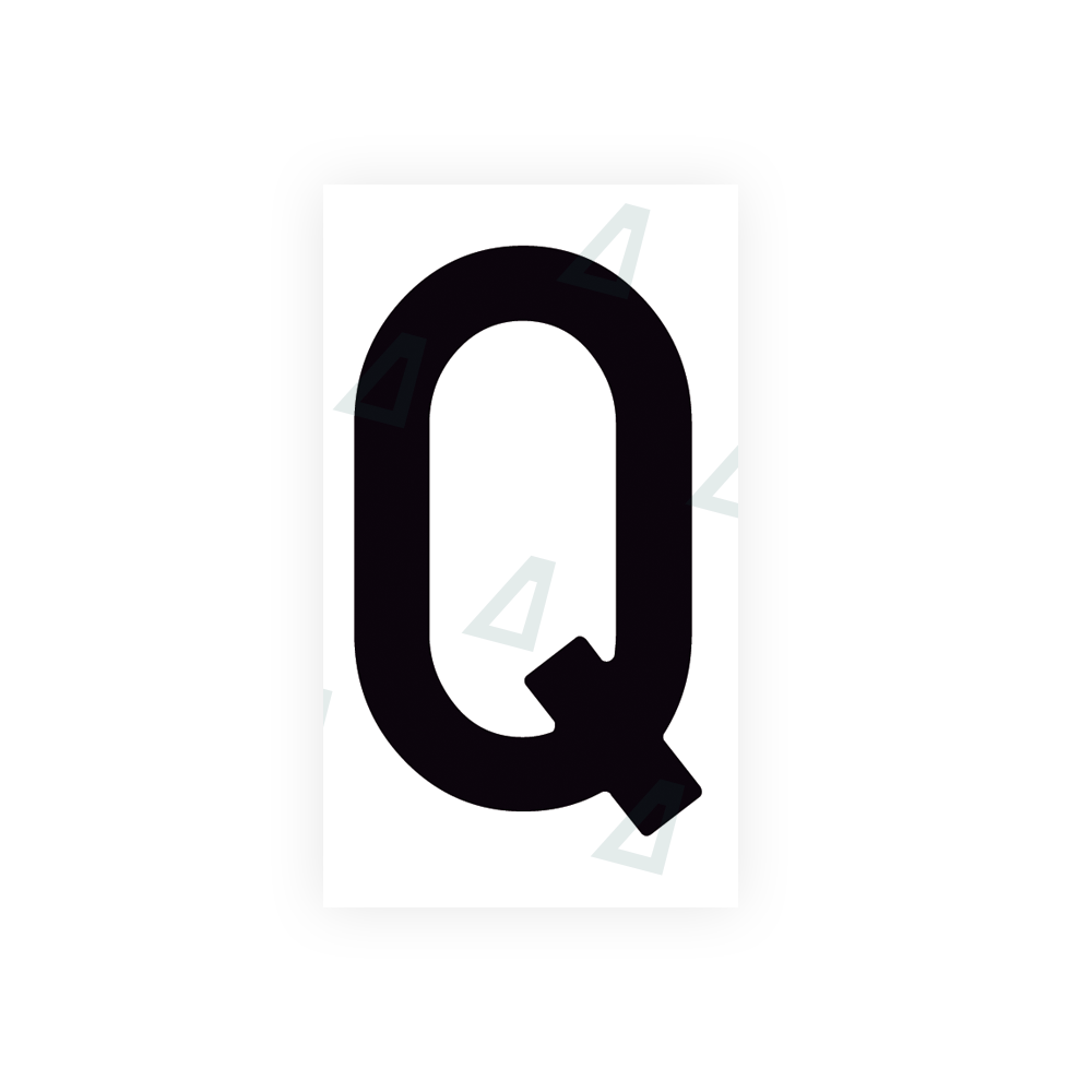 Alite Nanofilm for Spain Flat license plates - Symbol "Q" - Alite