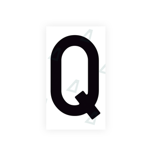Alite Nanofilm for Spain Flat license plates - Symbol "Q" - Alite