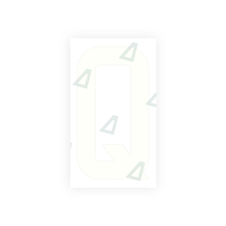 Alite Nanofilm for France license plates - Symbol "Q" - Alite