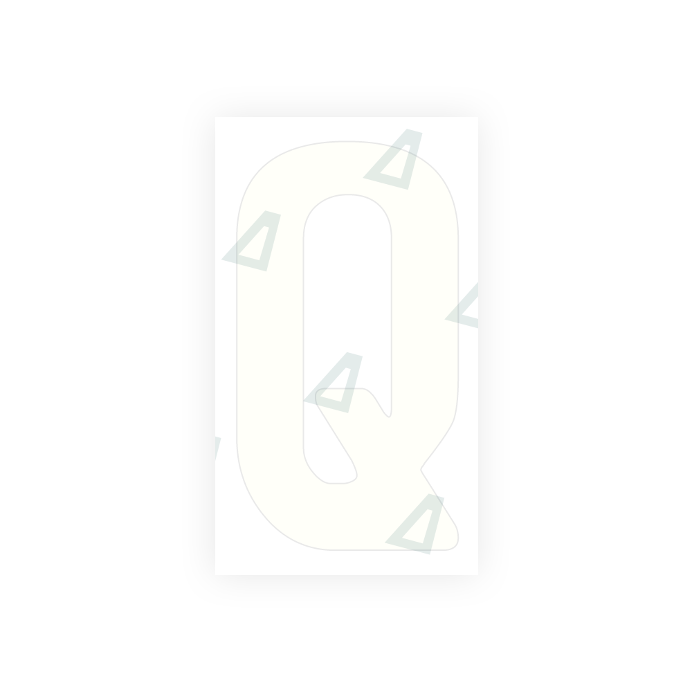 Alite Nanofilm for Germany (standard) license plates - Symbol "Q" - Alite