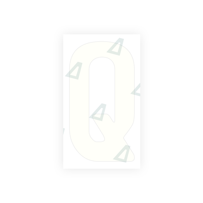 Alite Nanofilm for Germany (standard) license plates - Symbol "Q" - Alite