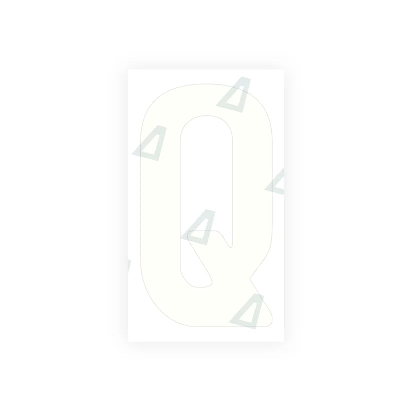 Alite Nanofilm for Paraguay license plates - Symbol "Q"