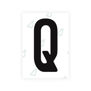 Alite Nanofilm for Guatemala license plates - Symbol "Q" - Alite