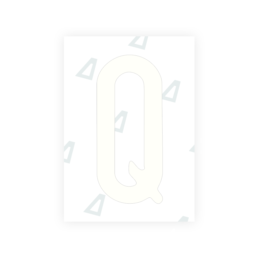 Alite Nanofilm for US (Connecticut 2013) license plates - Symbol "Q" - Alite