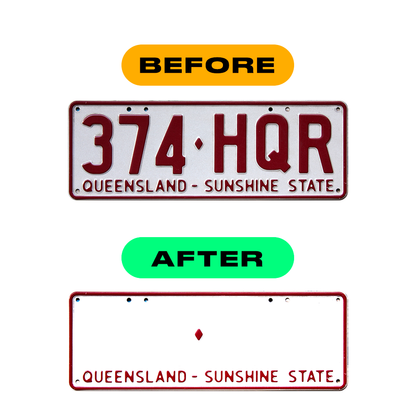 Alite Nanofilm for AUS (Queensland) license plates - Symbol "Z" - Alite