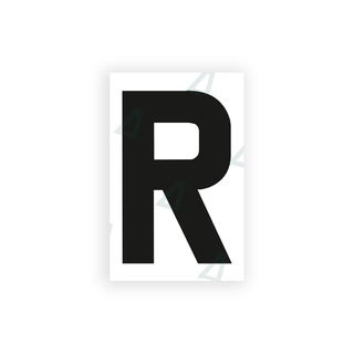 Alite Nanofilm for United Kingdom license plates - Symbol "R" - Alite