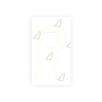 Alite Nanofilm for Uruguay license plates - Symbol "R" - Alite