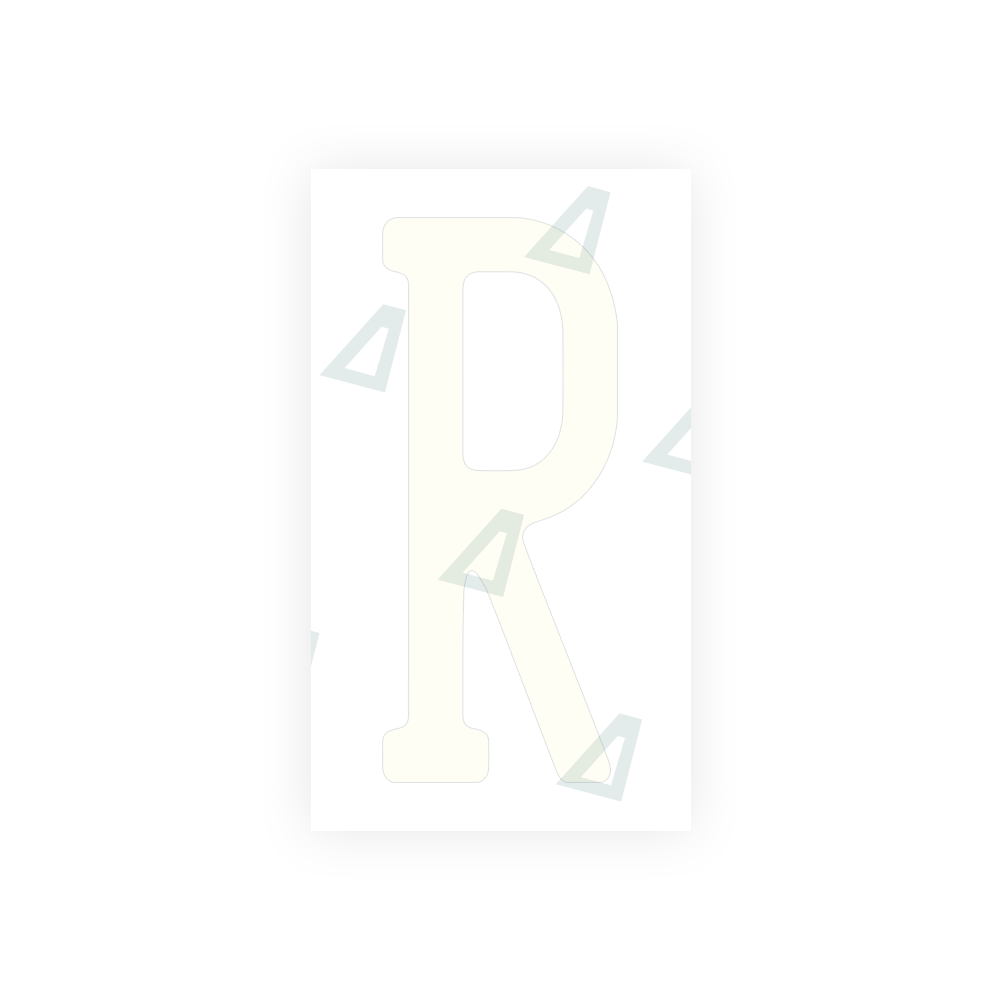Alite Nanofilm for US (Pennsylvania) license plates - Symbol "R" - Alite