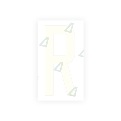 Alite Nanofilm for US (New Jersey) Moto license plates - Symbol "R" - Alite
