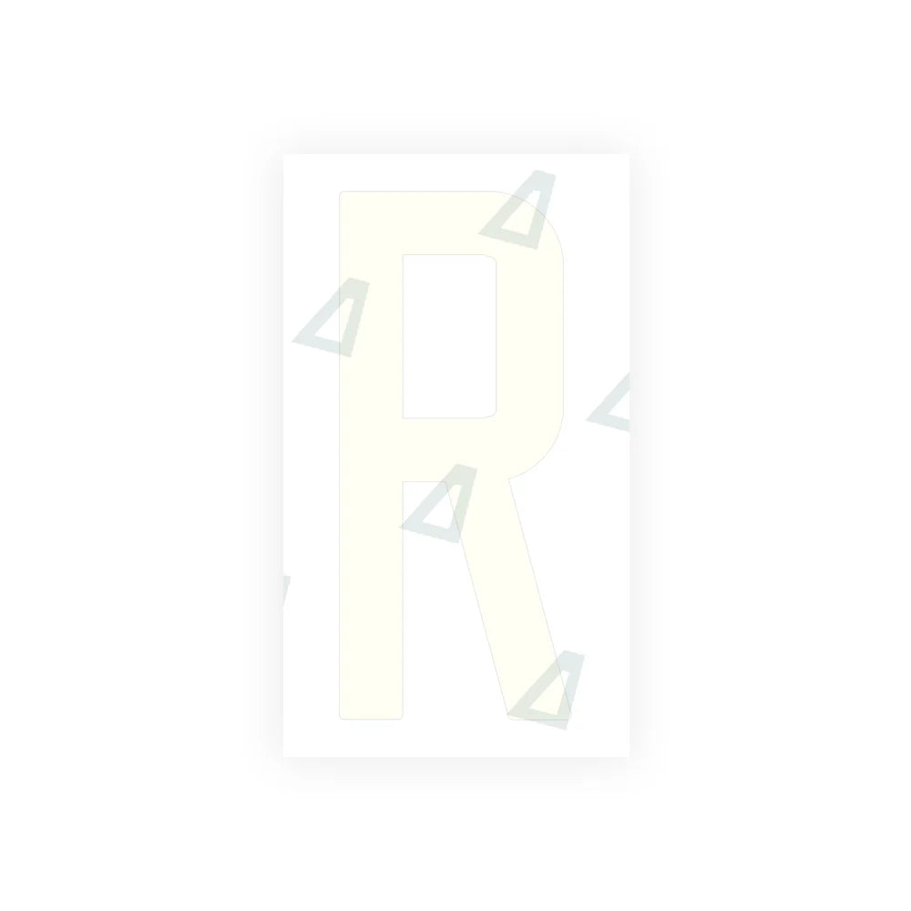 Alite Nanofilm for US (Oklahoma) Moto license plates - Symbol "R" - Alite