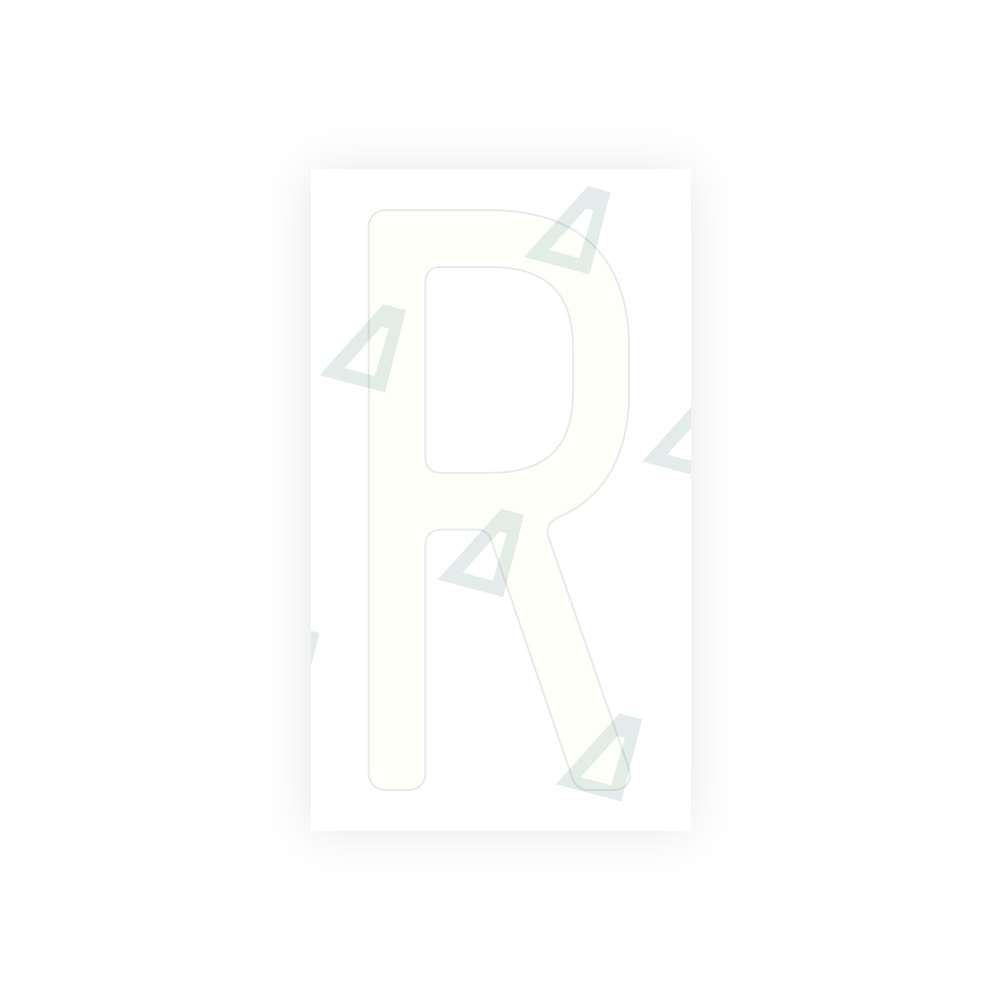 Alite Nanofilm for US (Massachusetts) license plates - Symbol "R" - Alite