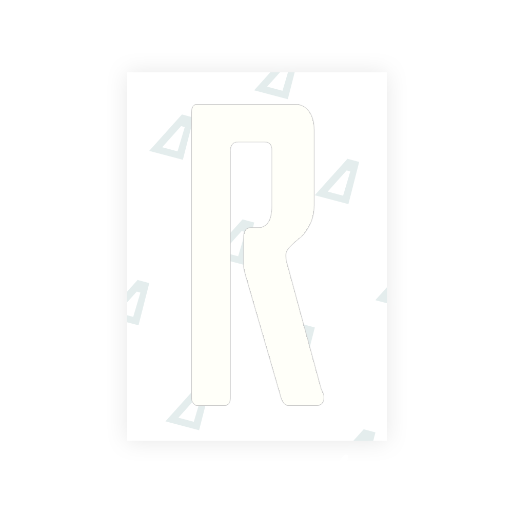 Alite Nanofilm for Guatemala license plates - Symbol "R" - Alite