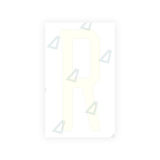 Alite Nanofilm for US (New Jersey - Embossed) license plates - Symbol "R" - Alite