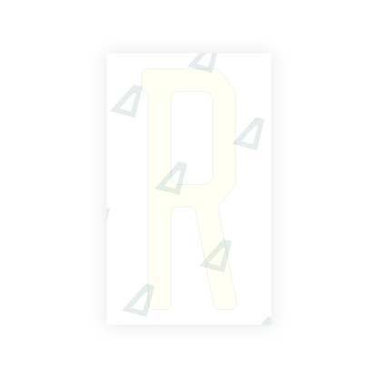 Alite Nanofilm for US (New Jersey - Embossed) license plates - Symbol "R" - Alite