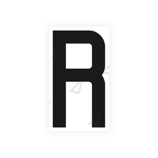 Alite Nanofilm for France license plates - Symbol "R" - Alite