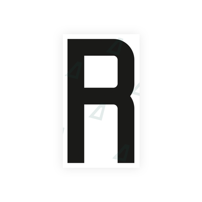 Alite Nanofilm for France license plates - Symbol "R" - Alite