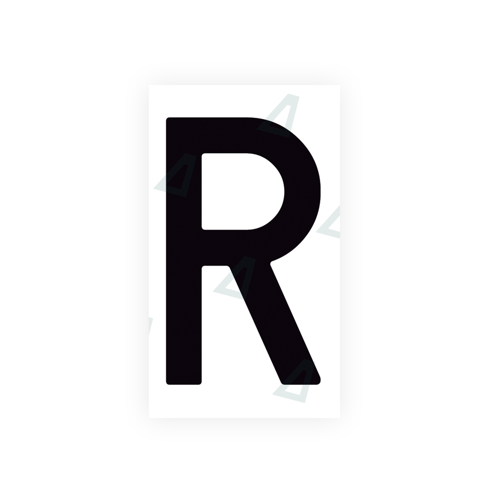 Alite Nanofilm for Spain Flat license plates - Symbol "R" - Alite