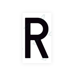 Alite Nanofilm for Spain Flat license plates - Symbol "R" - Alite