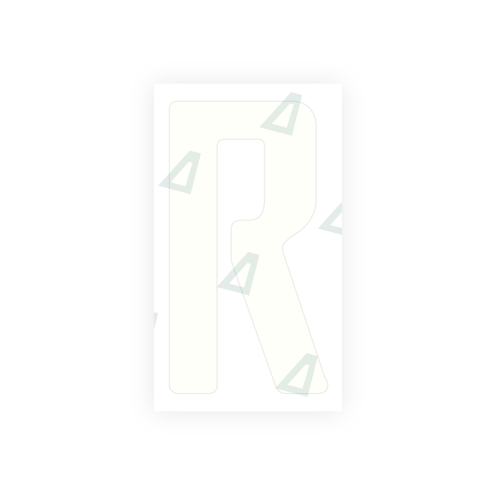 Alite Nanofilm for Germany (standard) license plates - Symbol "R" - Alite