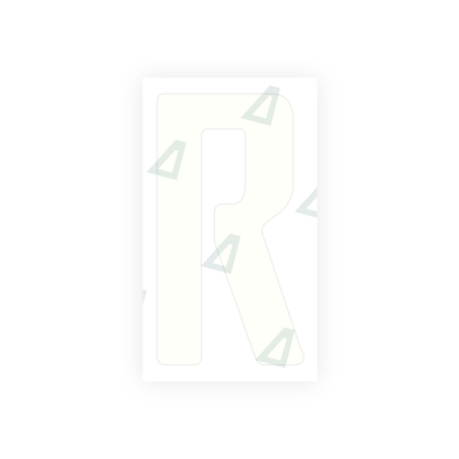 Alite Nanofilm for Germany (standard) license plates - Symbol "R" - Alite