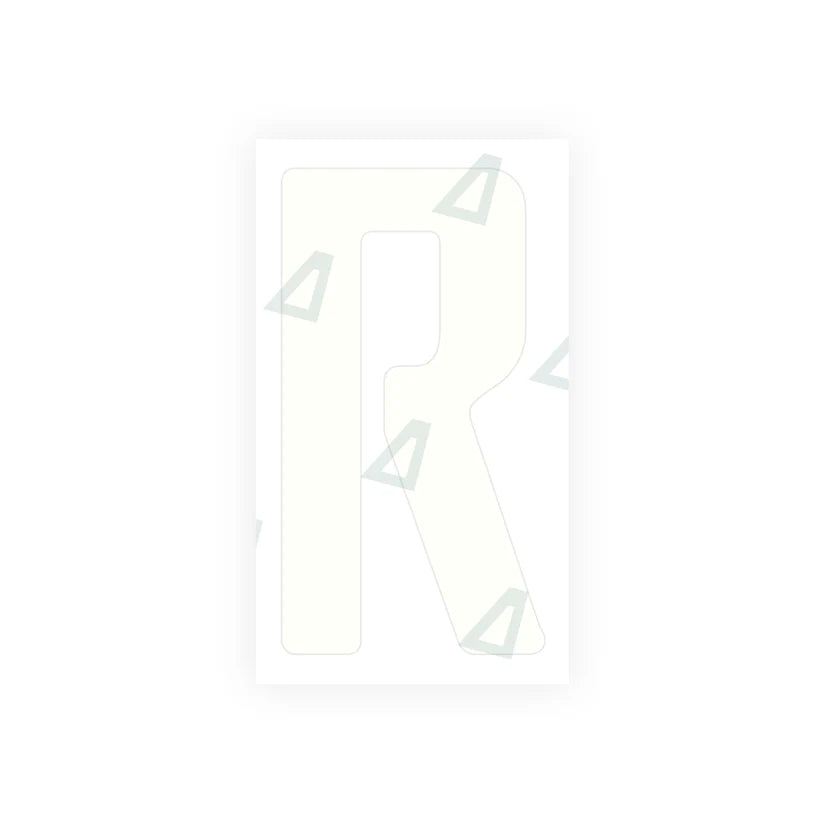 Alite Nanofilm for Paraguay license plates - Symbol "R"