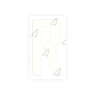 Alite Nanofilm for Paraguay license plates - Symbol "R"