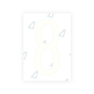 Alite Nanofilm for US (Rhode Island - Embossed) license plates - Symbol "8"