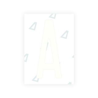 Alite Nanofilm for US (Rhode Island - Embossed) license plates - Symbol "A"