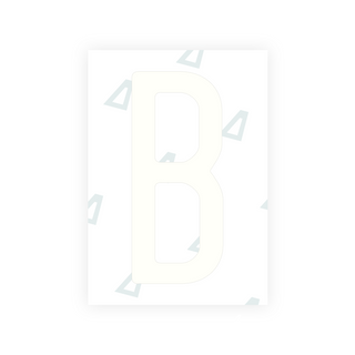 Alite Nanofilm for US (Rhode Island - Embossed) license plates - Symbol "B"