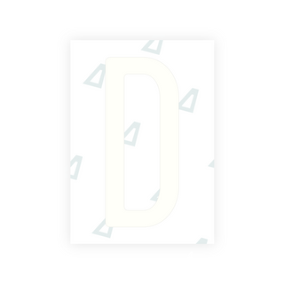 Alite Nanofilm for US (Rhode Island - Embossed) license plates - Symbol "D"