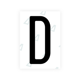 Alite Nanofilm for US (Rhode Island - Embossed) license plates - Symbol "D"