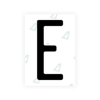 Alite Nanofilm for US (Rhode Island - Embossed) license plates - Symbol "E"