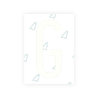 Alite Nanofilm for US (Rhode Island - Embossed) license plates - Symbol "G"