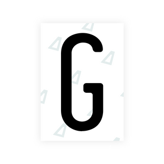 Alite Nanofilm for US (Rhode Island - Embossed) license plates - Symbol "G"