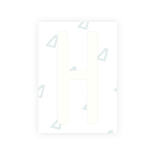 Alite Nanofilm for US (Rhode Island - Embossed) license plates - Symbol "H"