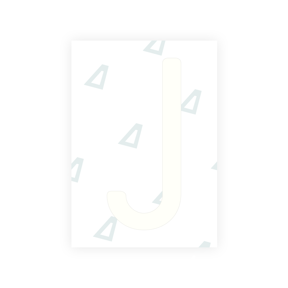 Alite Nanofilm for US (Rhode Island - Embossed) license plates - Symbol "J"