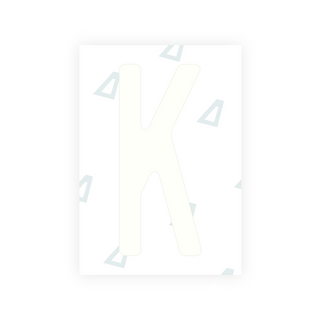 Alite Nanofilm for US (Rhode Island - Embossed) license plates - Symbol "K"