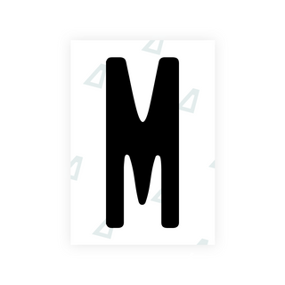 Alite Nanofilm for US (Rhode Island - Embossed) license plates - Symbol "M"