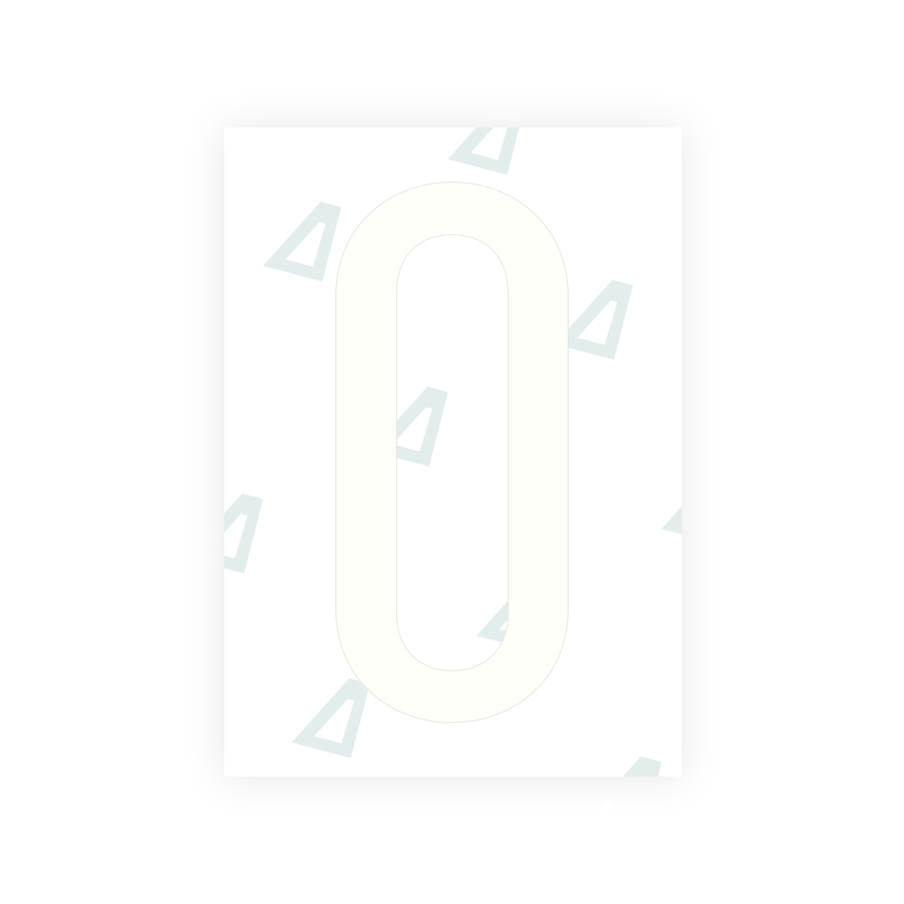 Alite Nanofilm for US (Rhode Island - Embossed) license plates - Symbol "O"