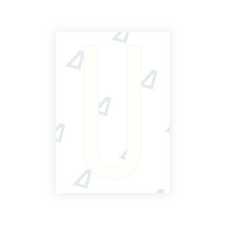 Alite Nanofilm for US (Rhode Island - Embossed) license plates - Symbol "U"
