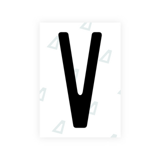 Alite Nanofilm for US (Rhode Island - Embossed) license plates - Symbol "V"