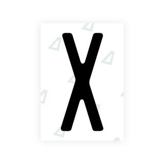 Alite Nanofilm for US (Rhode Island - Embossed) license plates - Symbol "X"